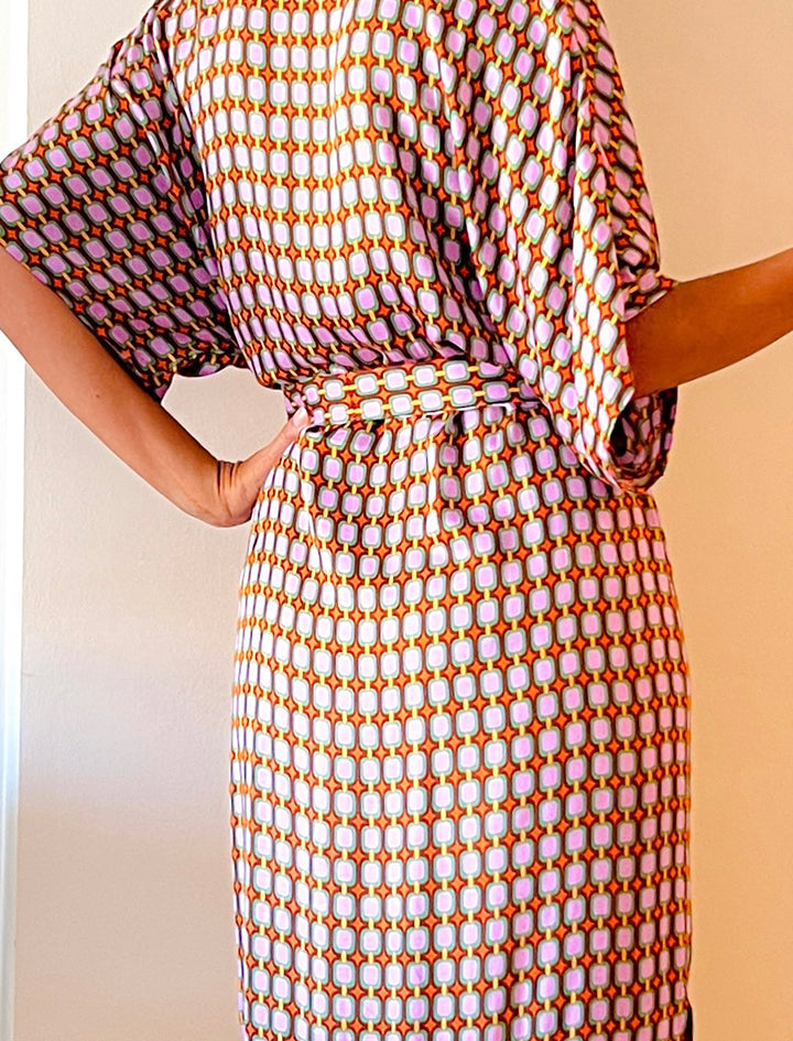 FABULOUS VISCOSE KAFTAN DRESS