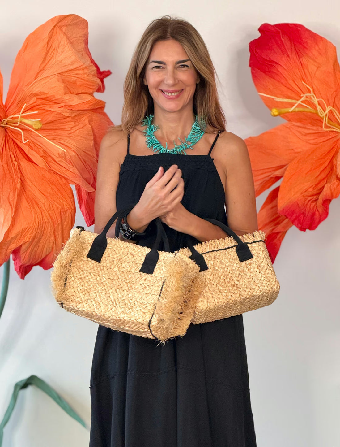 Cesta shopper natural chic