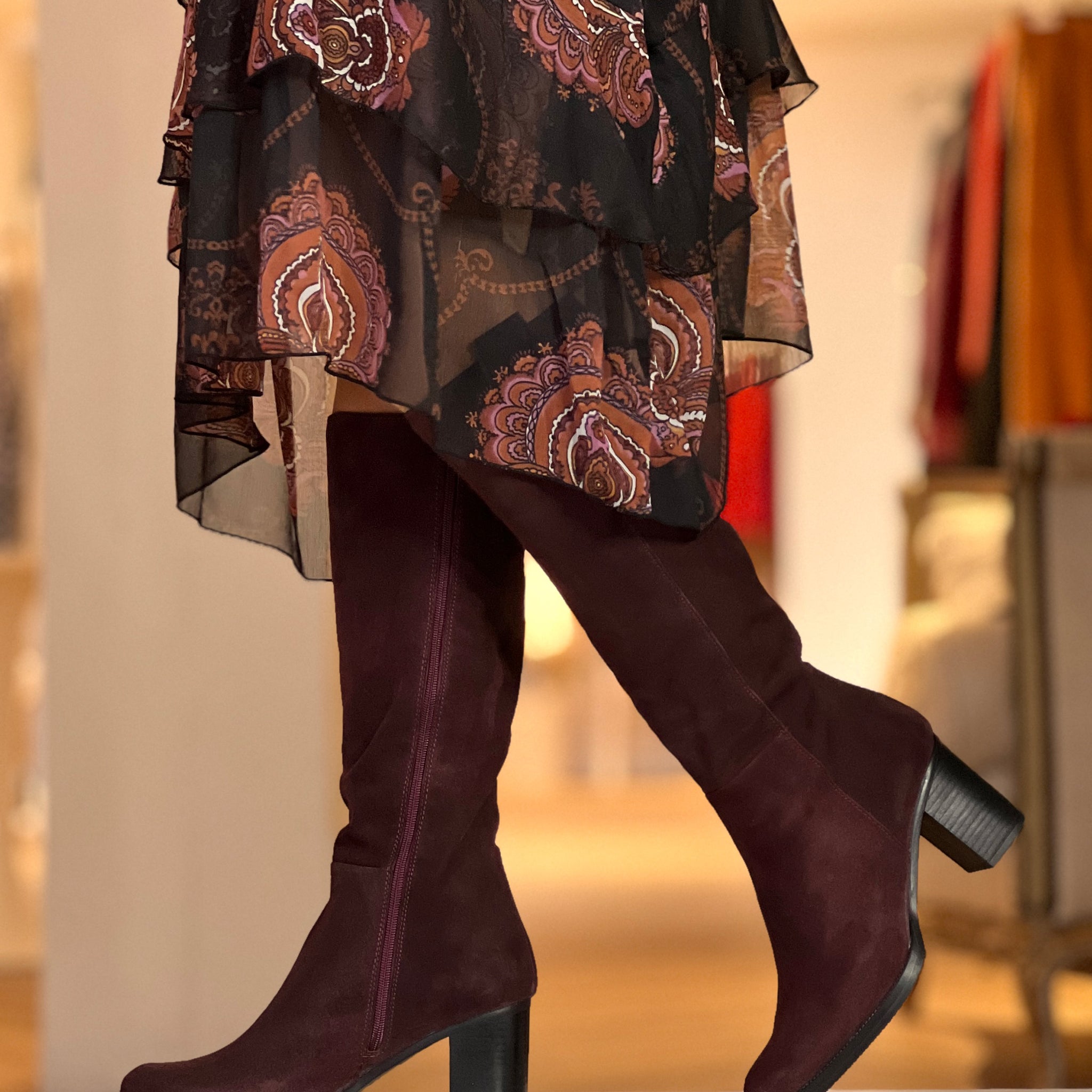 Bota burdeos para todo