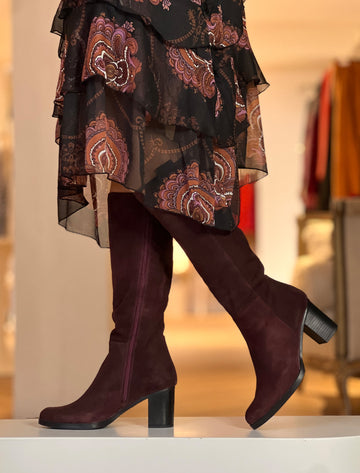 Bota burdeos para todo