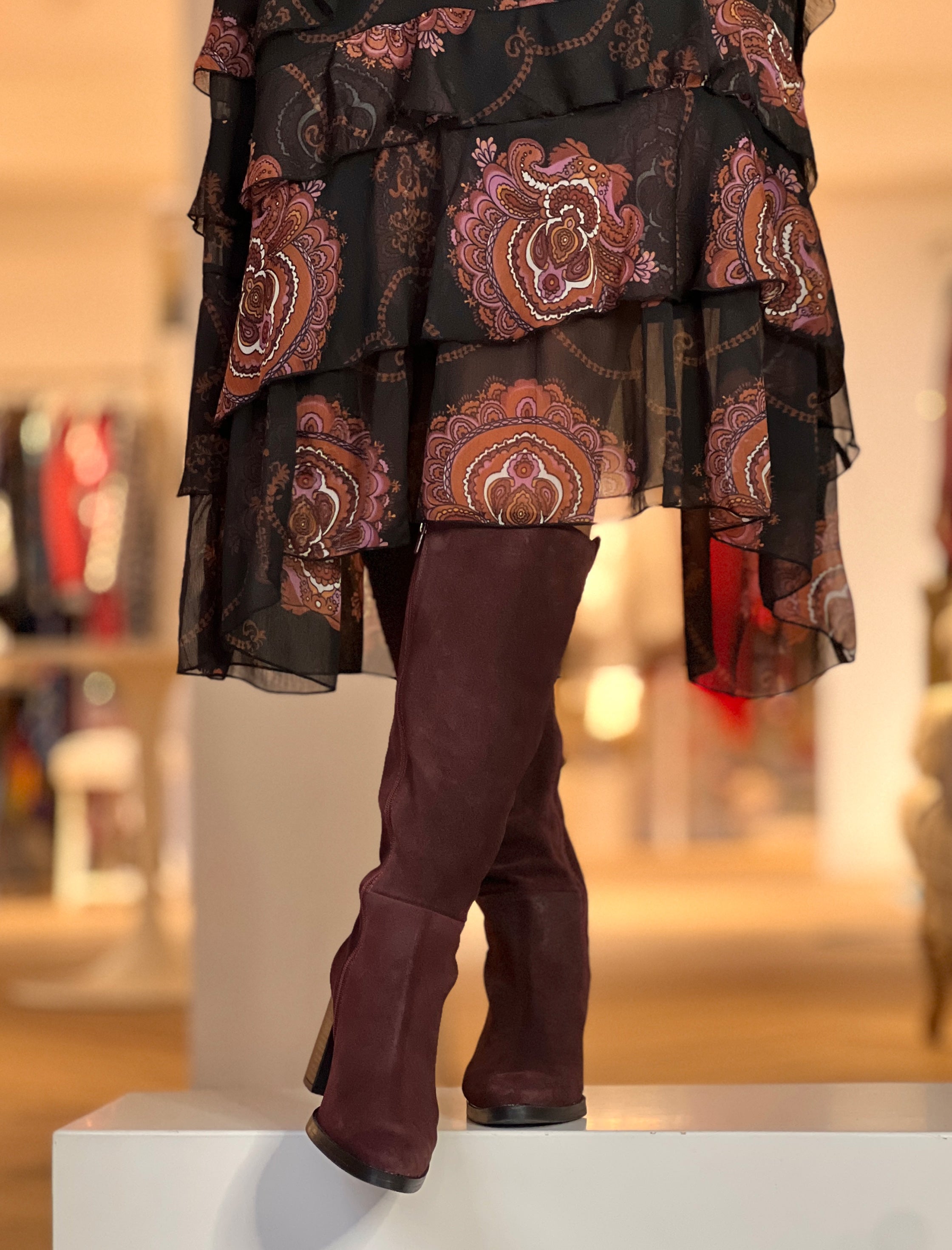 Bota burdeos para todo