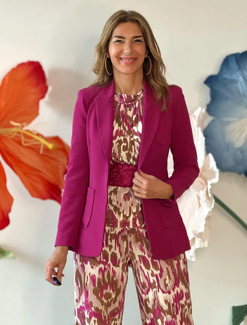 Chaqueta Slim chic buganvilla