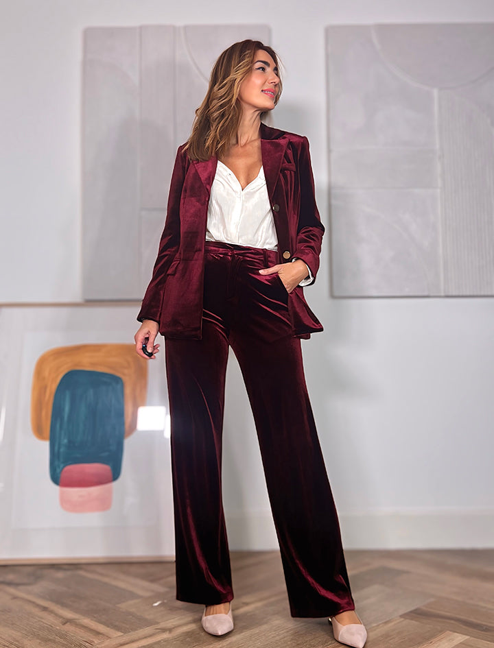 Blazer ideal velvet