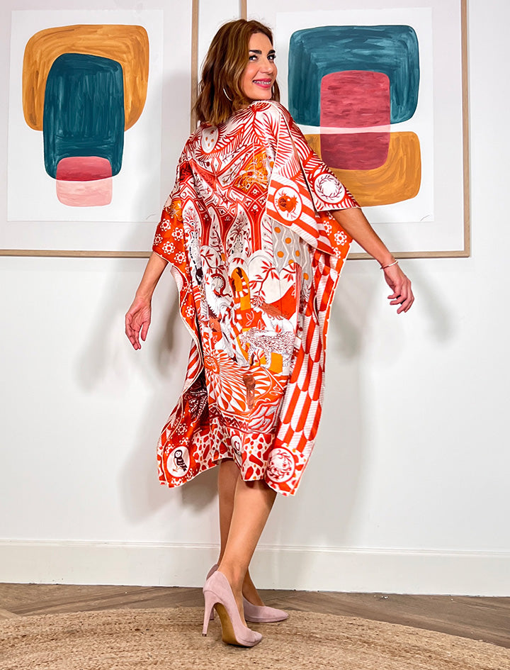 VESTIDO DE SEDA RIVE GAUCHE