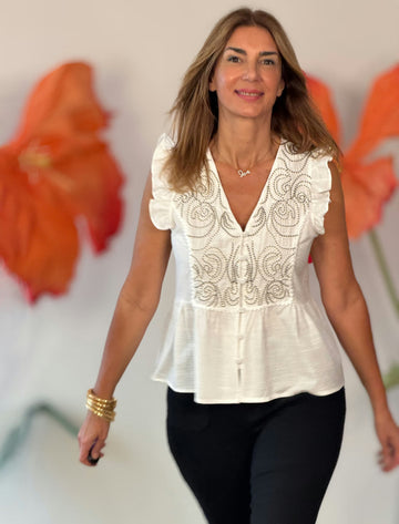 Camisa bordada Carole