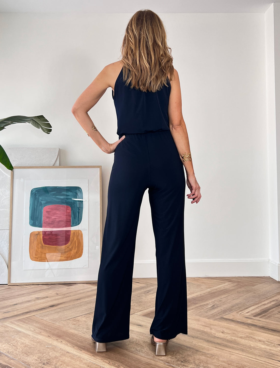Pantalón Soft Favorecedor Marino – Comodidad y Estilo