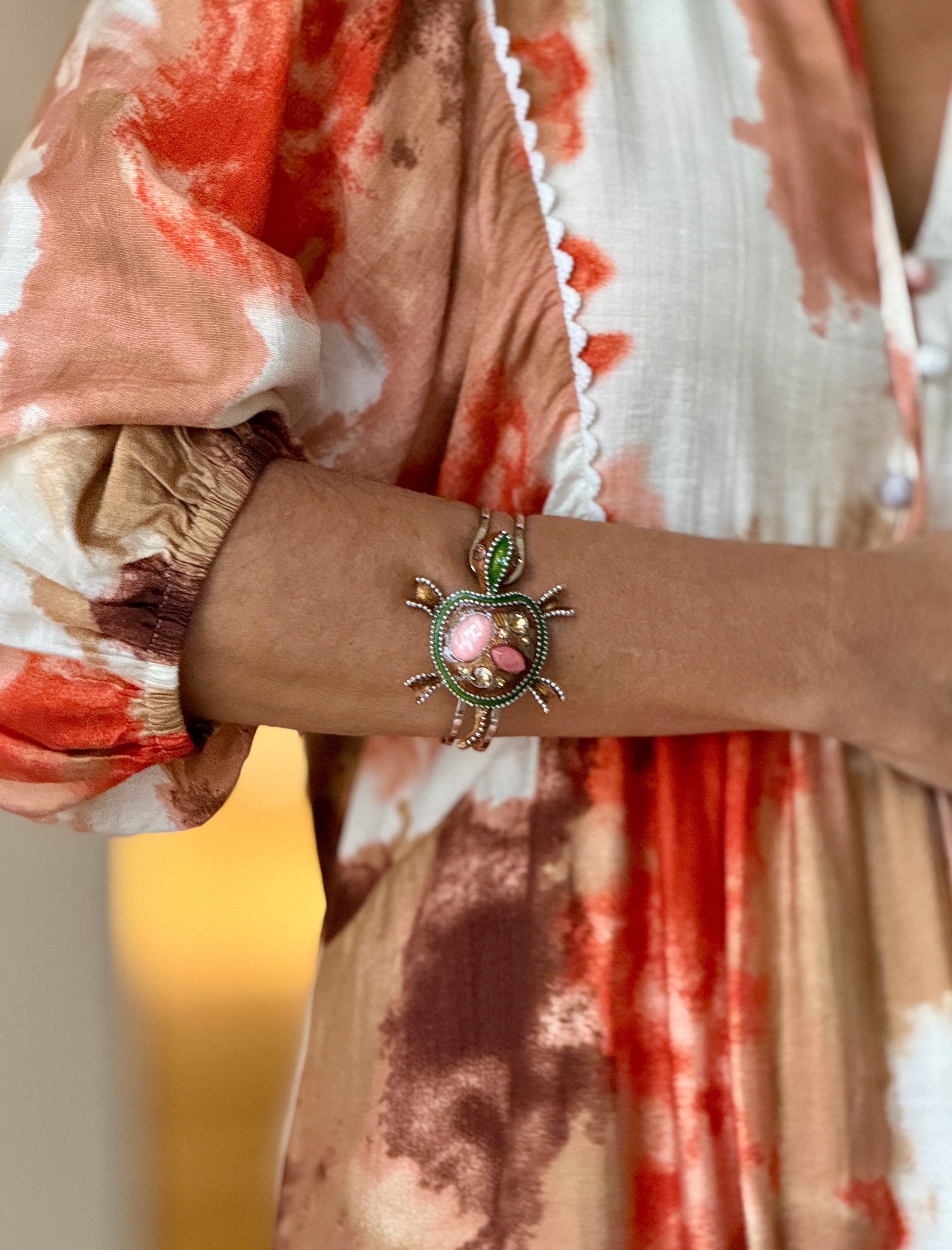 Turtle Sculpture Bracelet