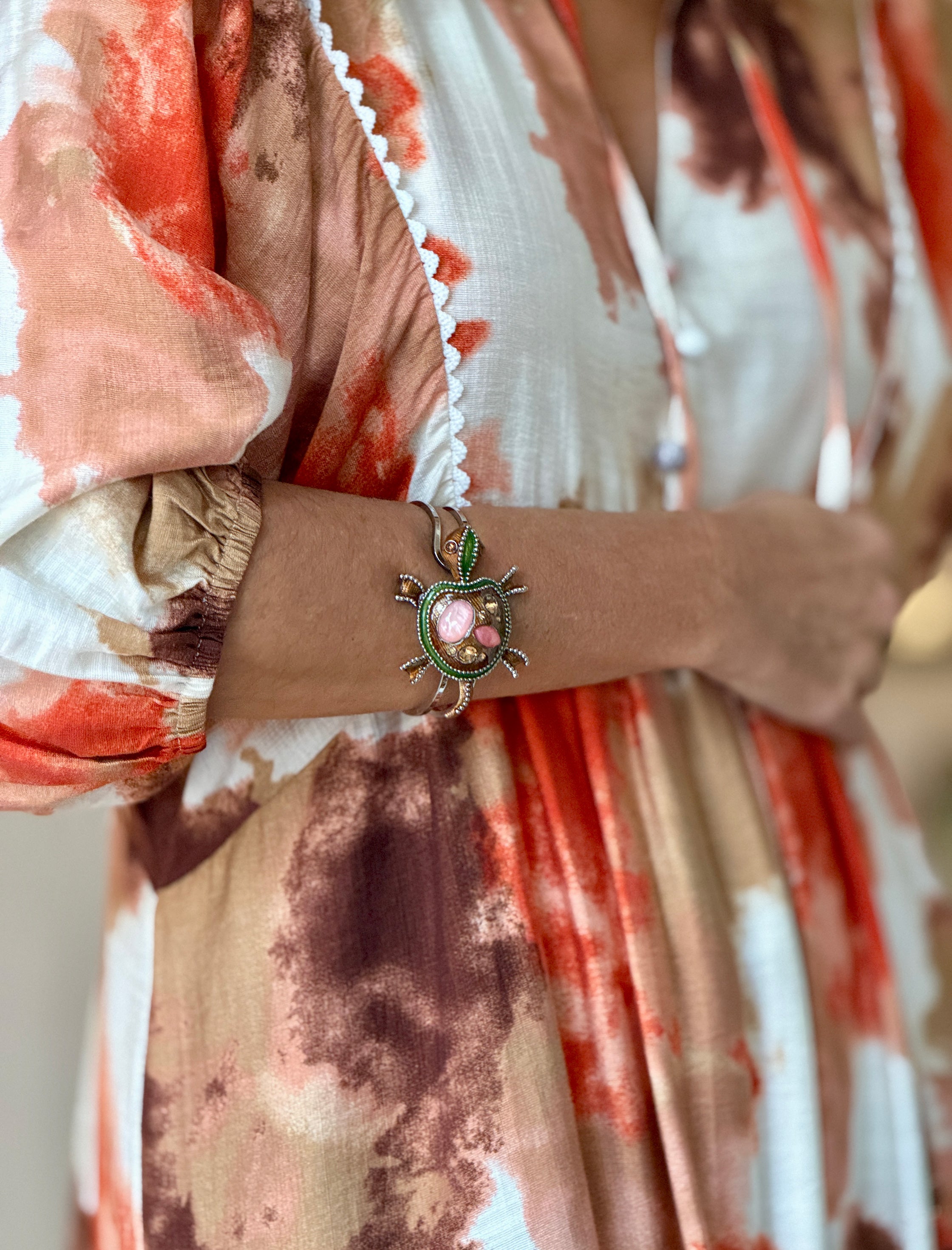 Turtle Sculpture Bracelet