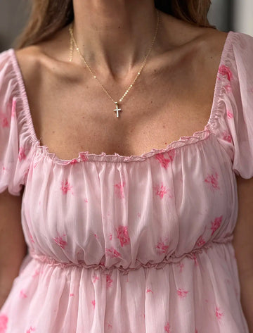 Collar Cruz de Circonitas