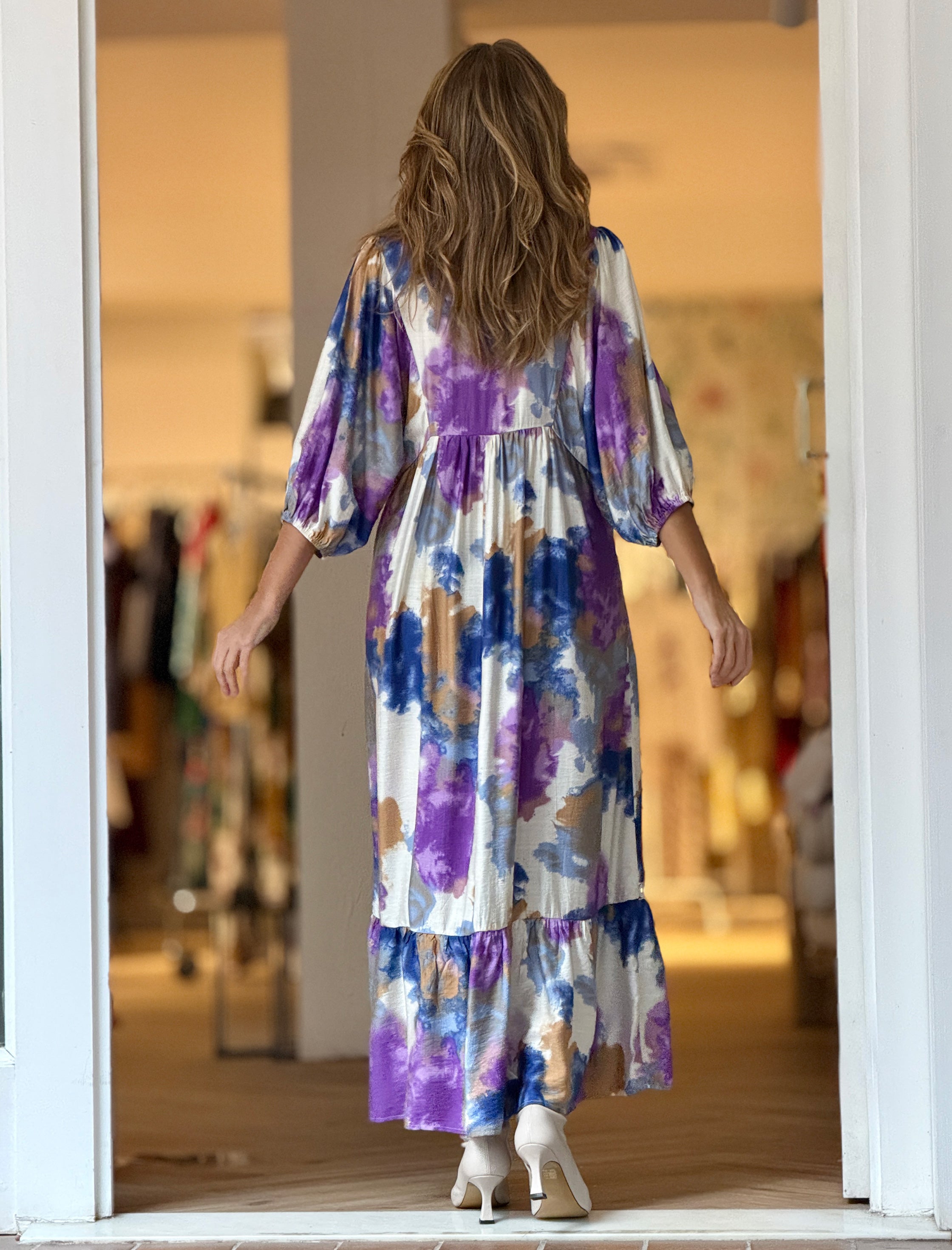 Vestido Ideal boho fluido