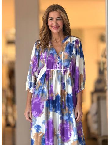 Vestido Ideal boho fluido