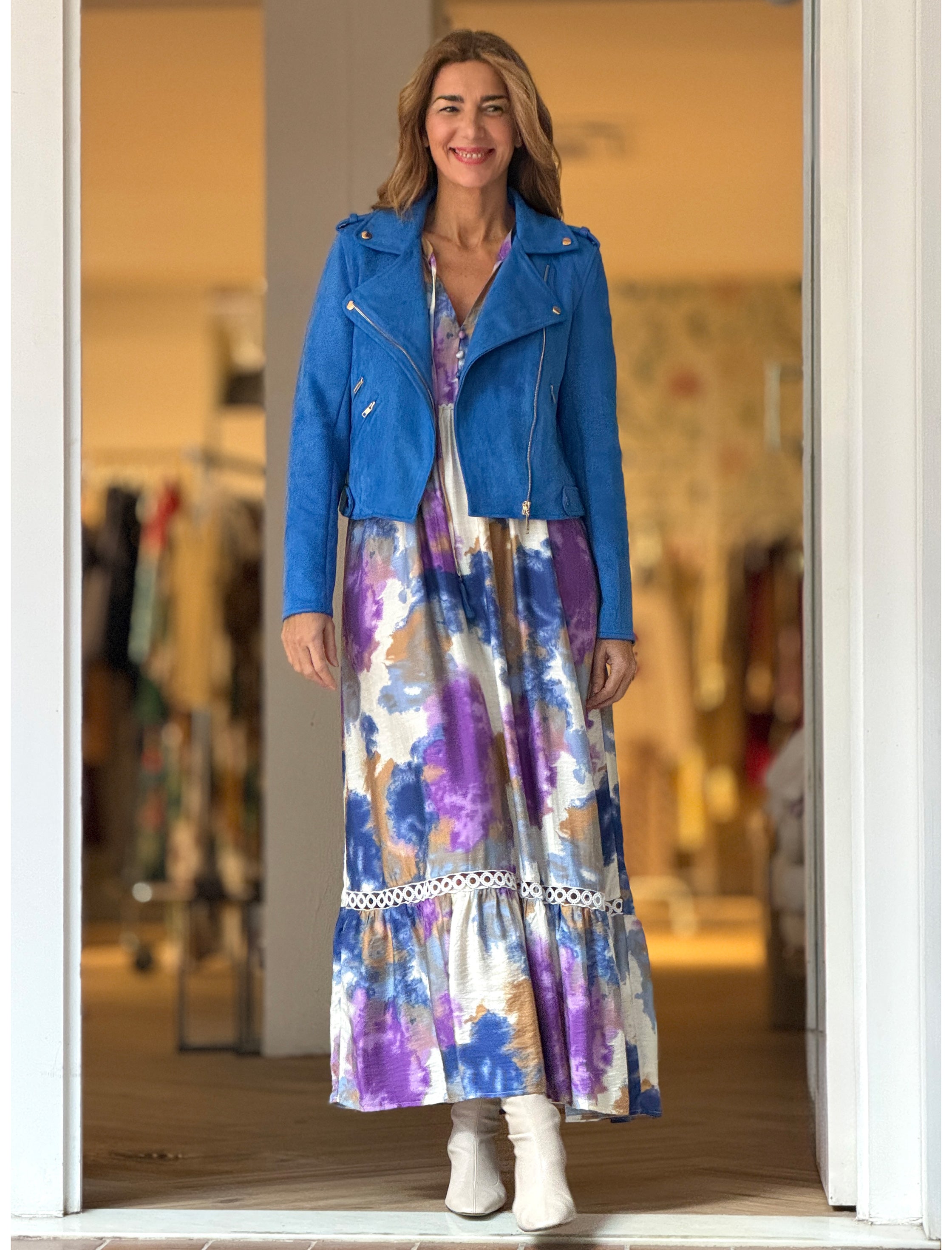 Vestido Ideal boho fluido