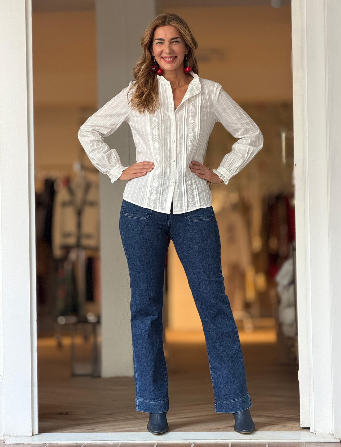 Pantalón vaquero de bolsillos