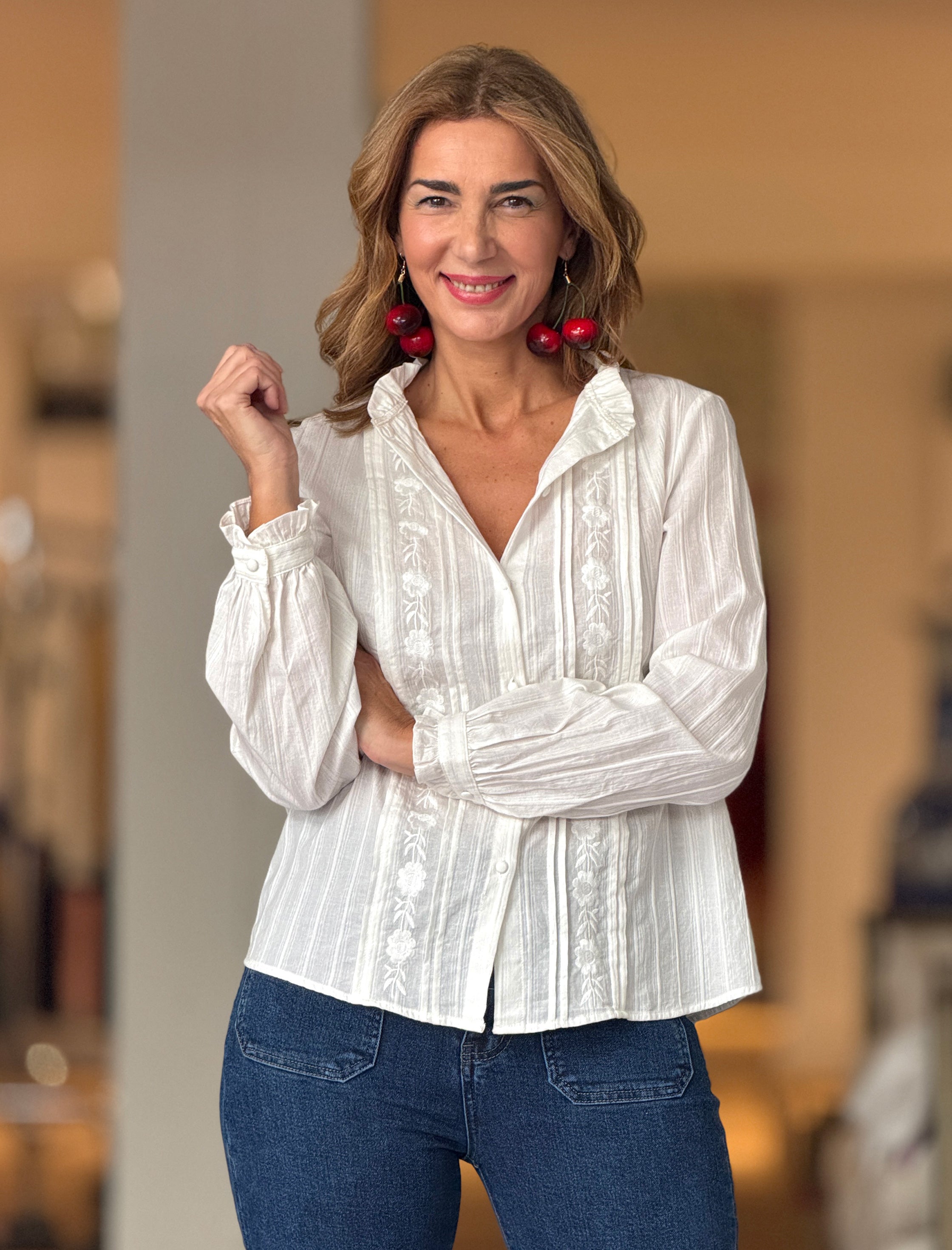 Rosetta Embroidered Shirt