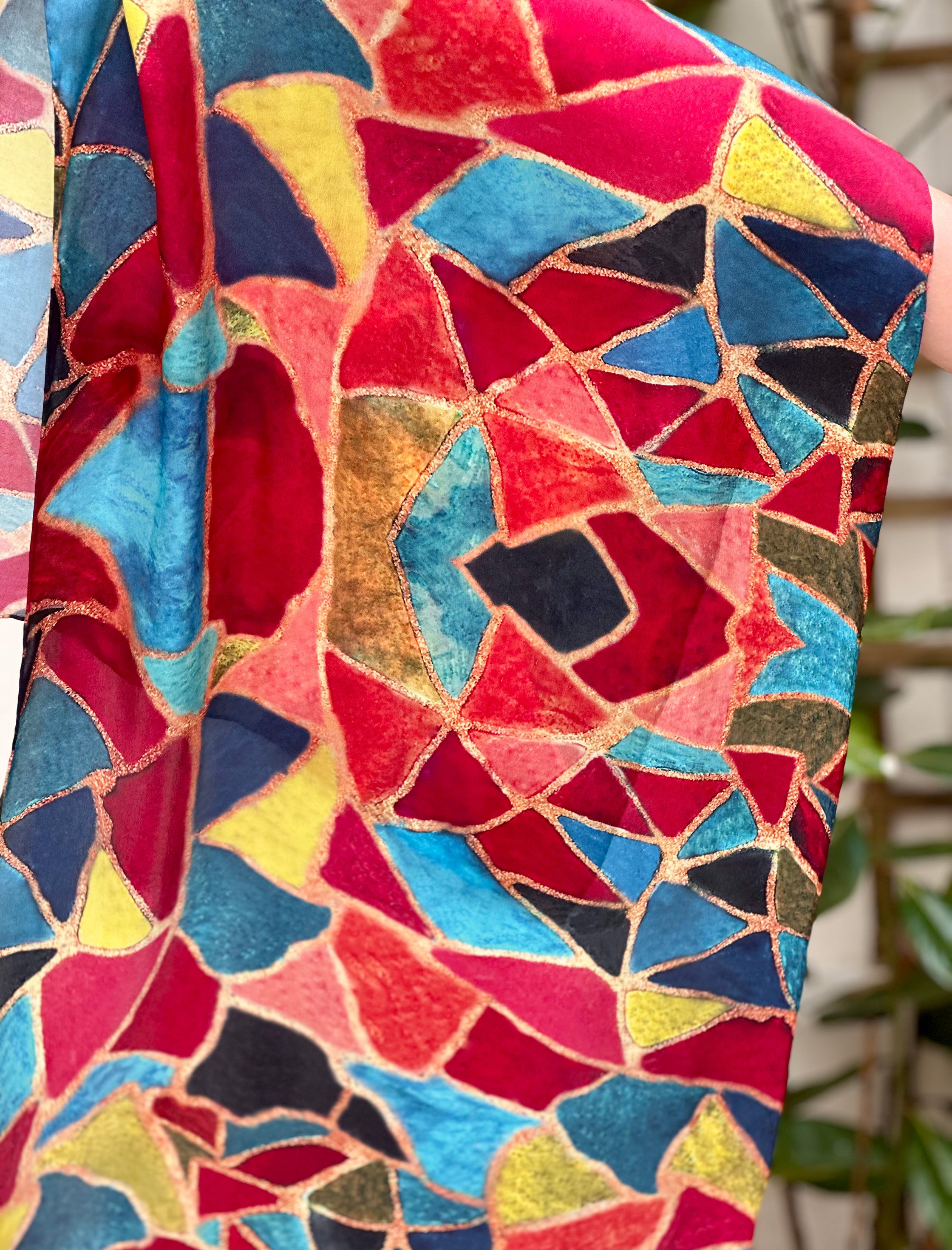 Pañuelo de seda mosaic