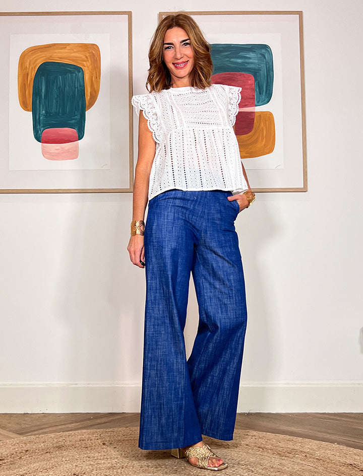 SANDALIA STRASS CHIC ORO