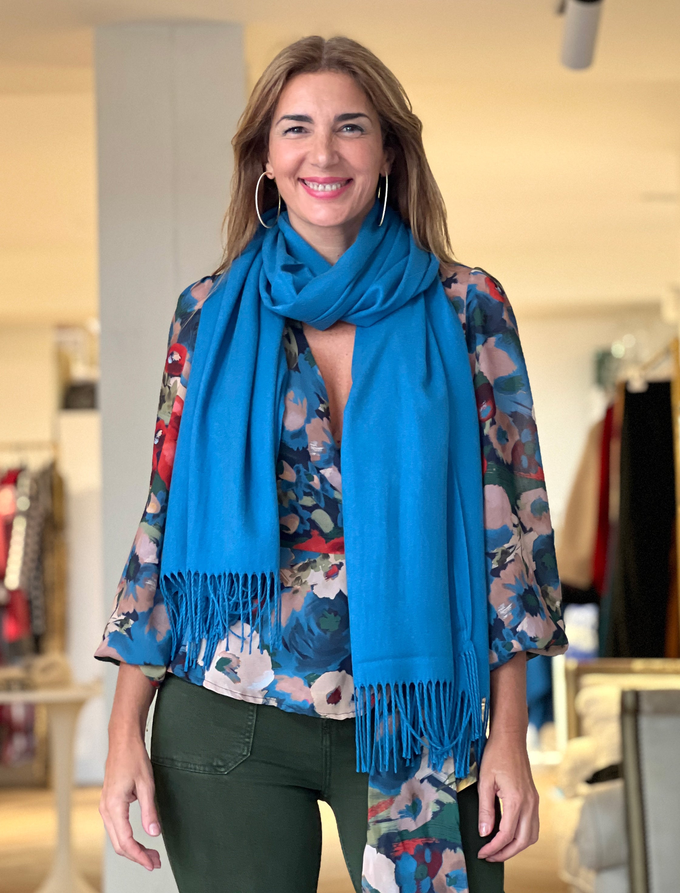 Foulard Cashemir Azul noche