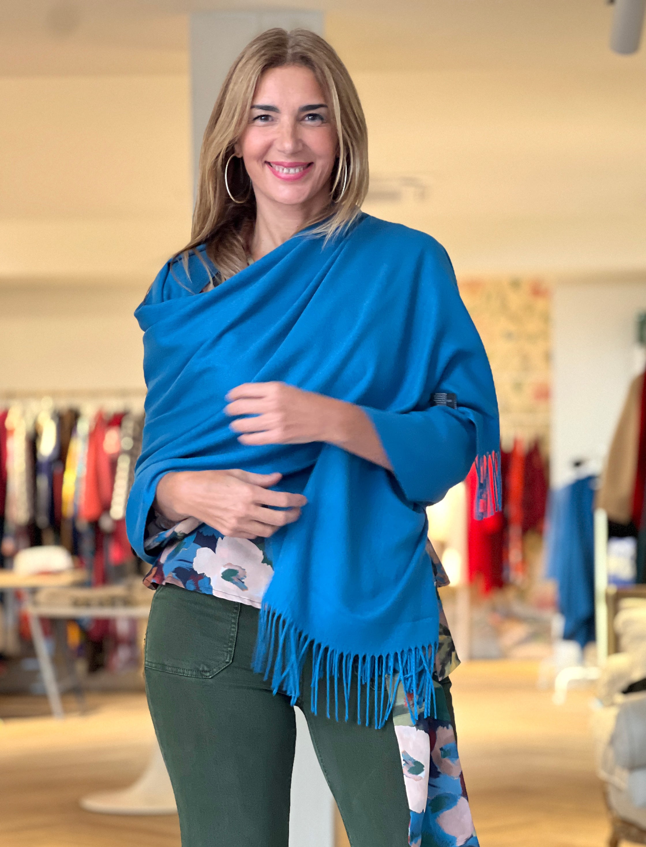 Foulard Cashemir Azul noche