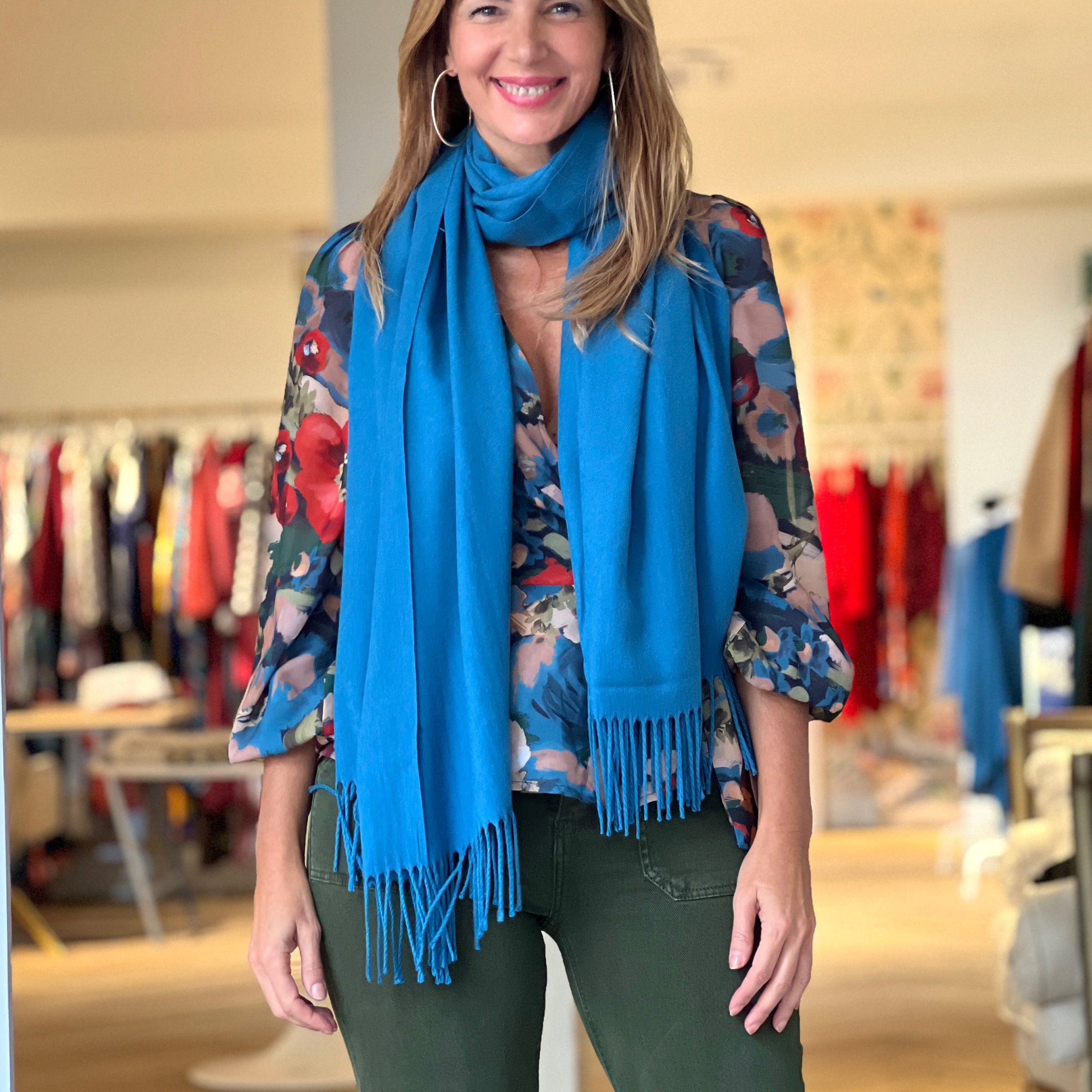 Foulard Cashemir Azul noche