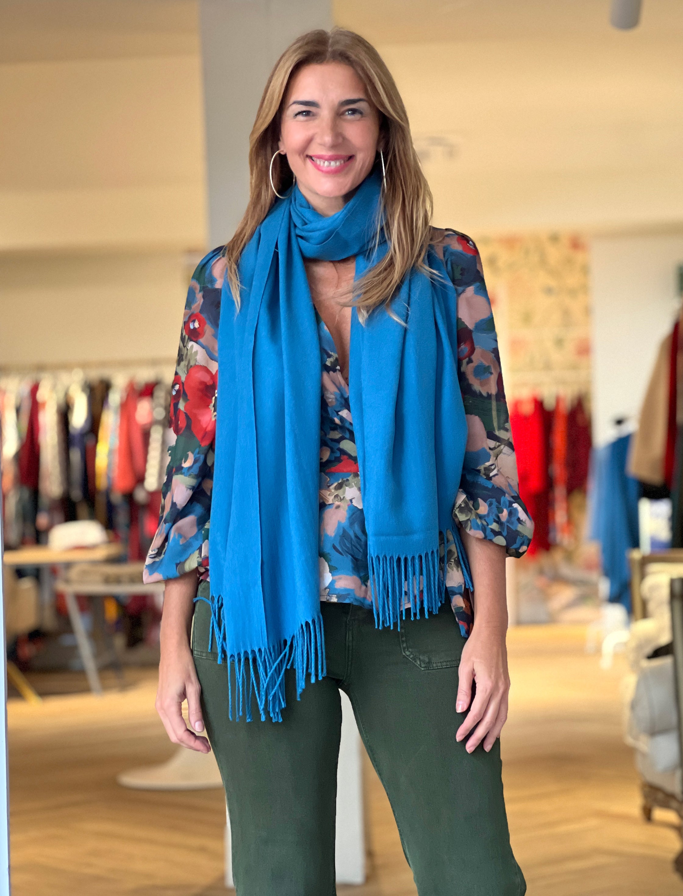 Foulard Cashemir Azul noche