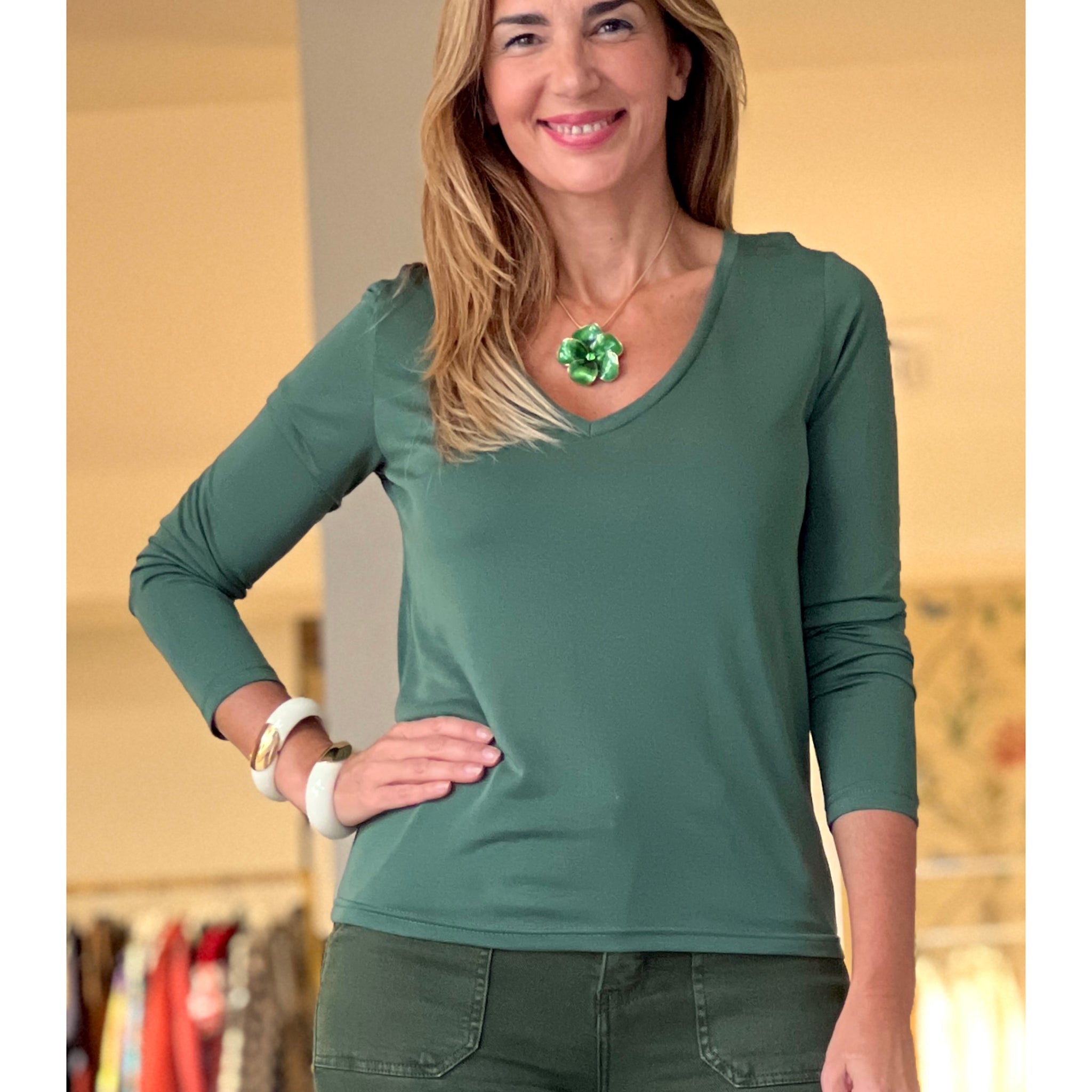 Camiseta para todo verde