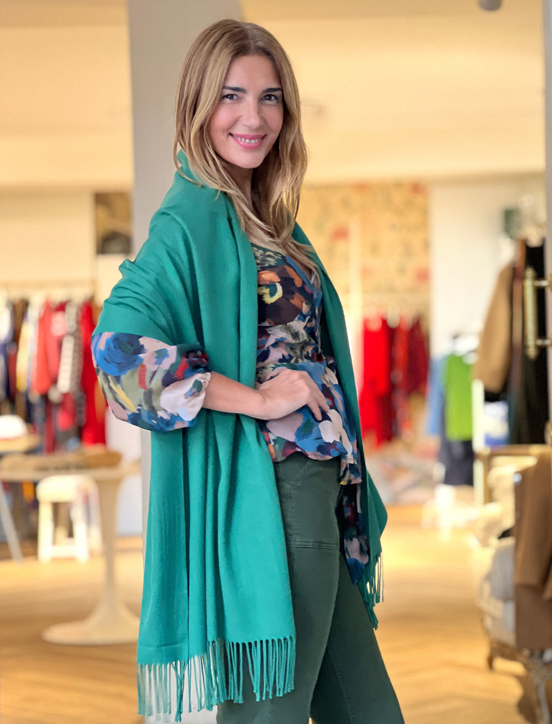 Foulard Cashemir Verde