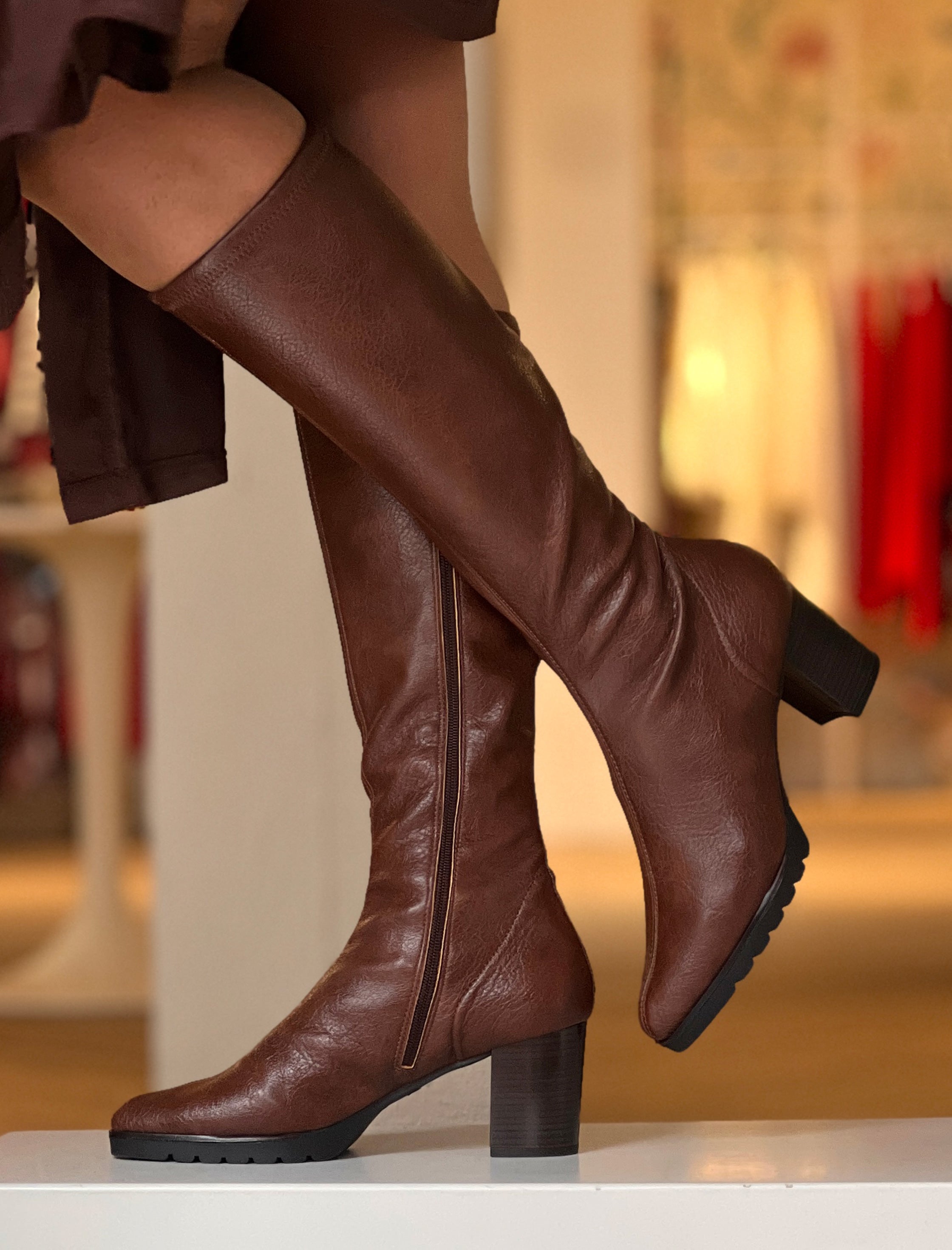 Bota Fondo de Armario Cuero