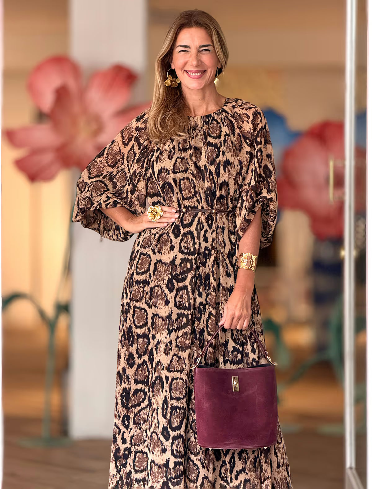 Bolso bombonera Burdeos Carlota