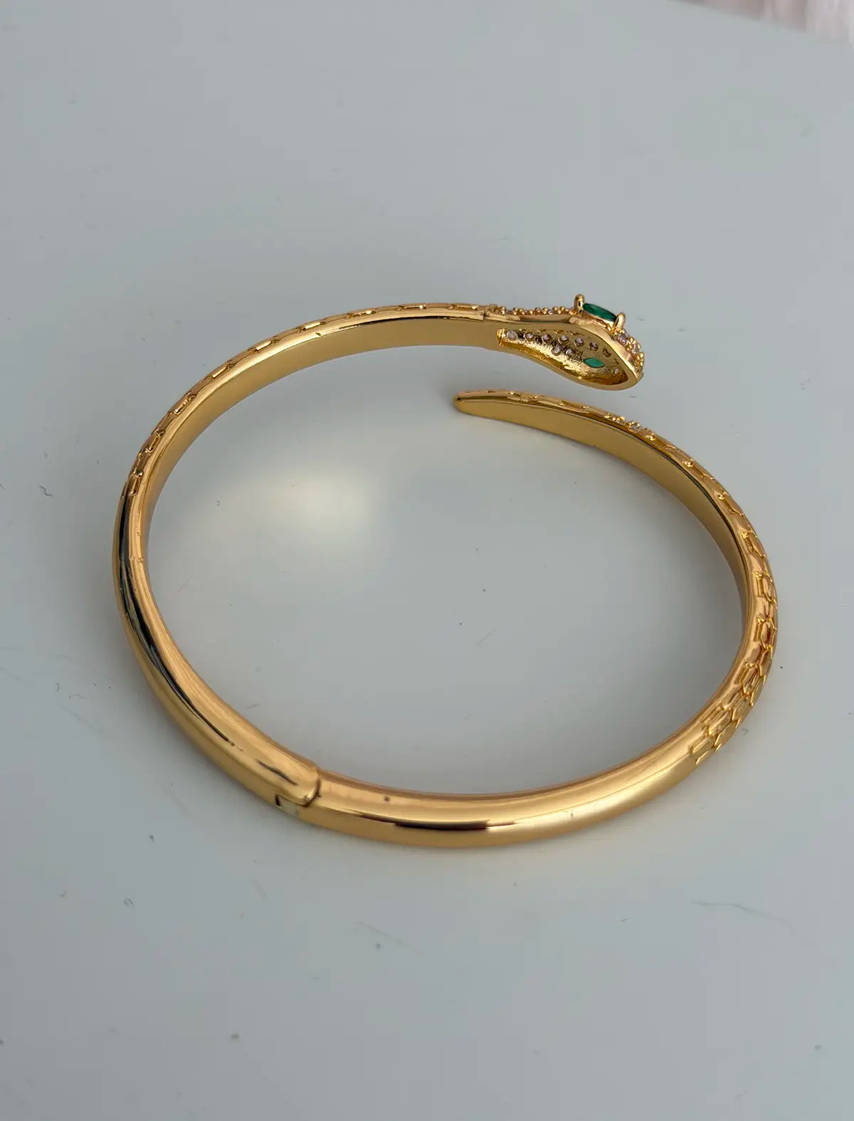 Brazalete serpiente de circonitas