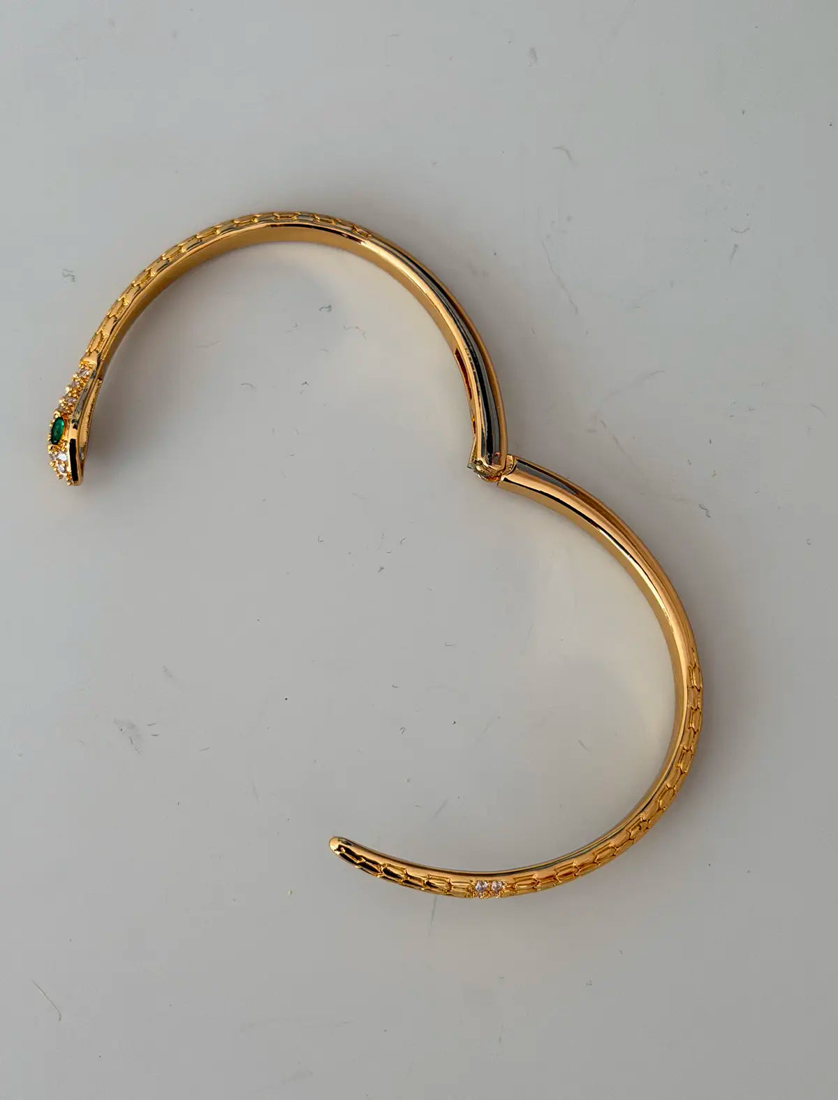 Brazalete serpiente de circonitas