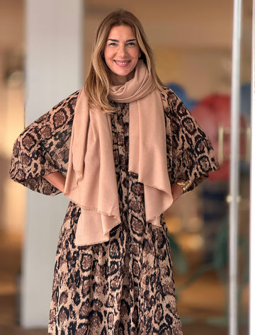 Foulard camel viscosa