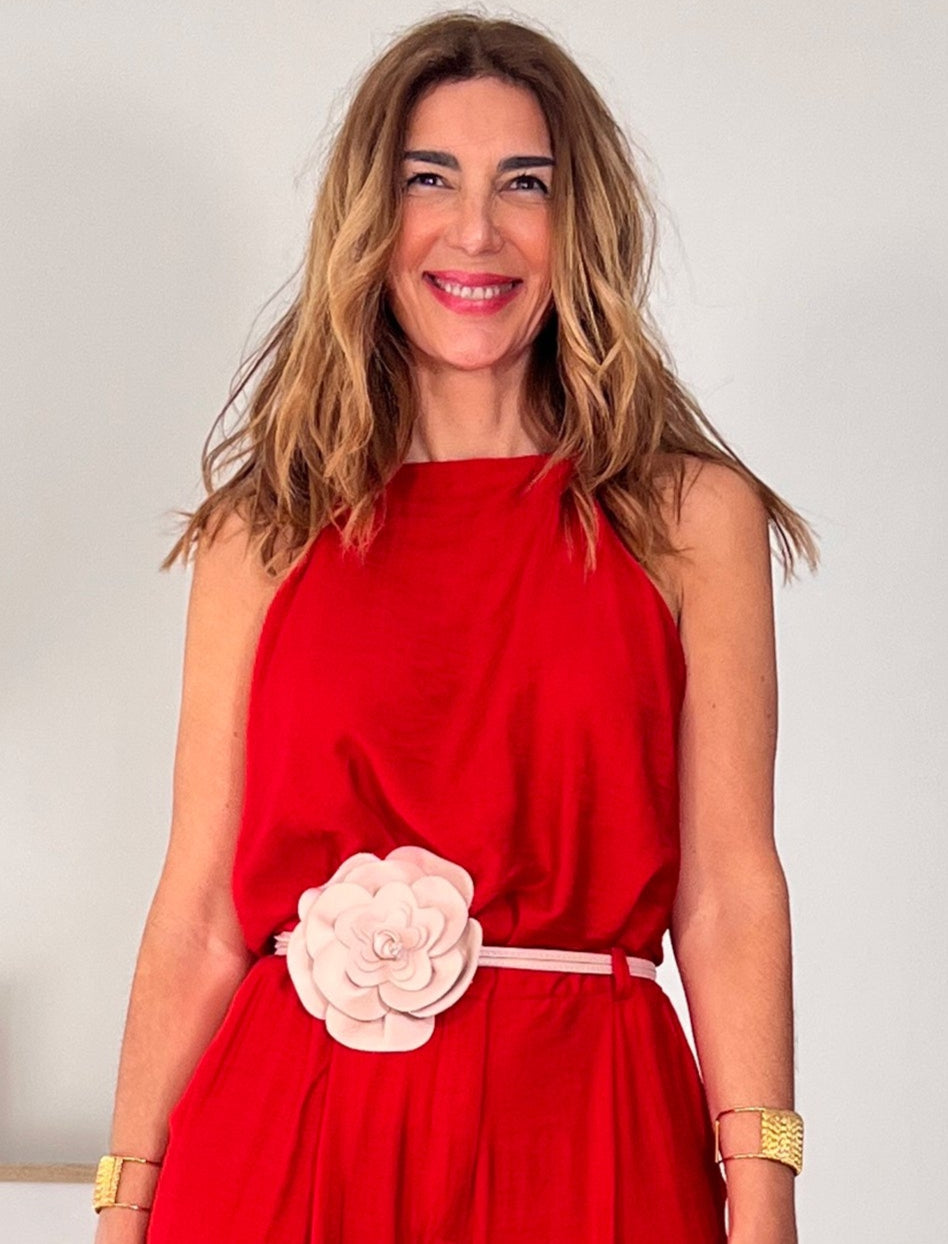 Top Amanda rojo