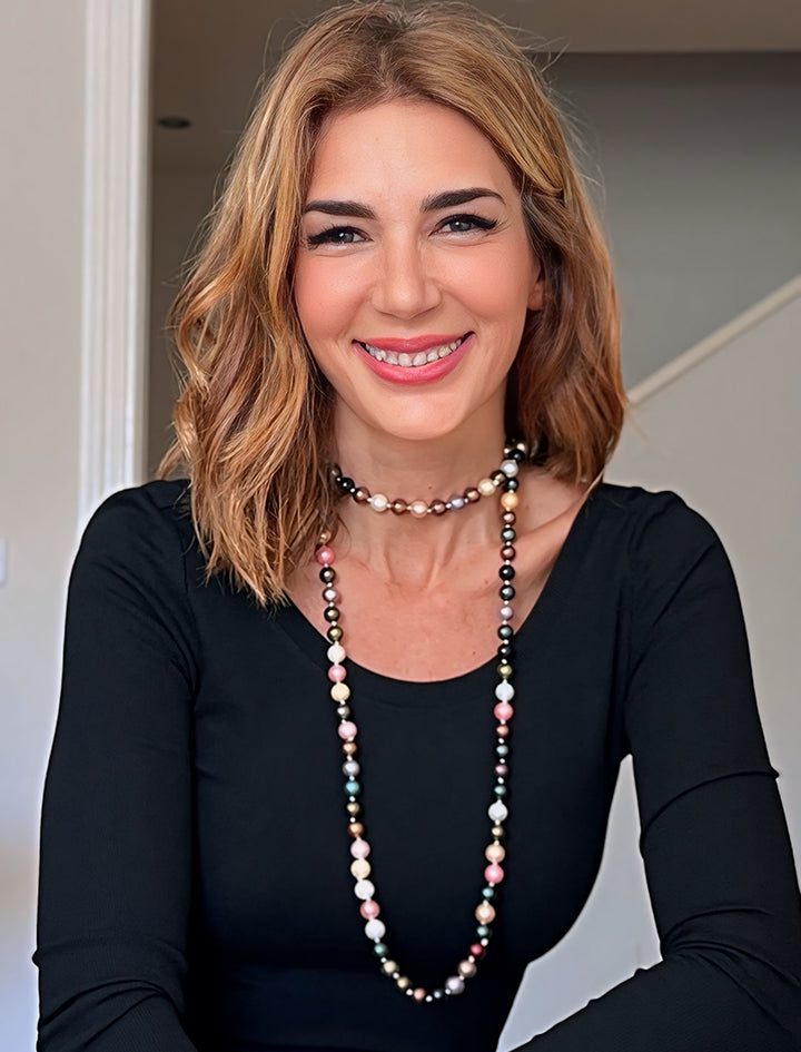 Collar pearls arcoiris