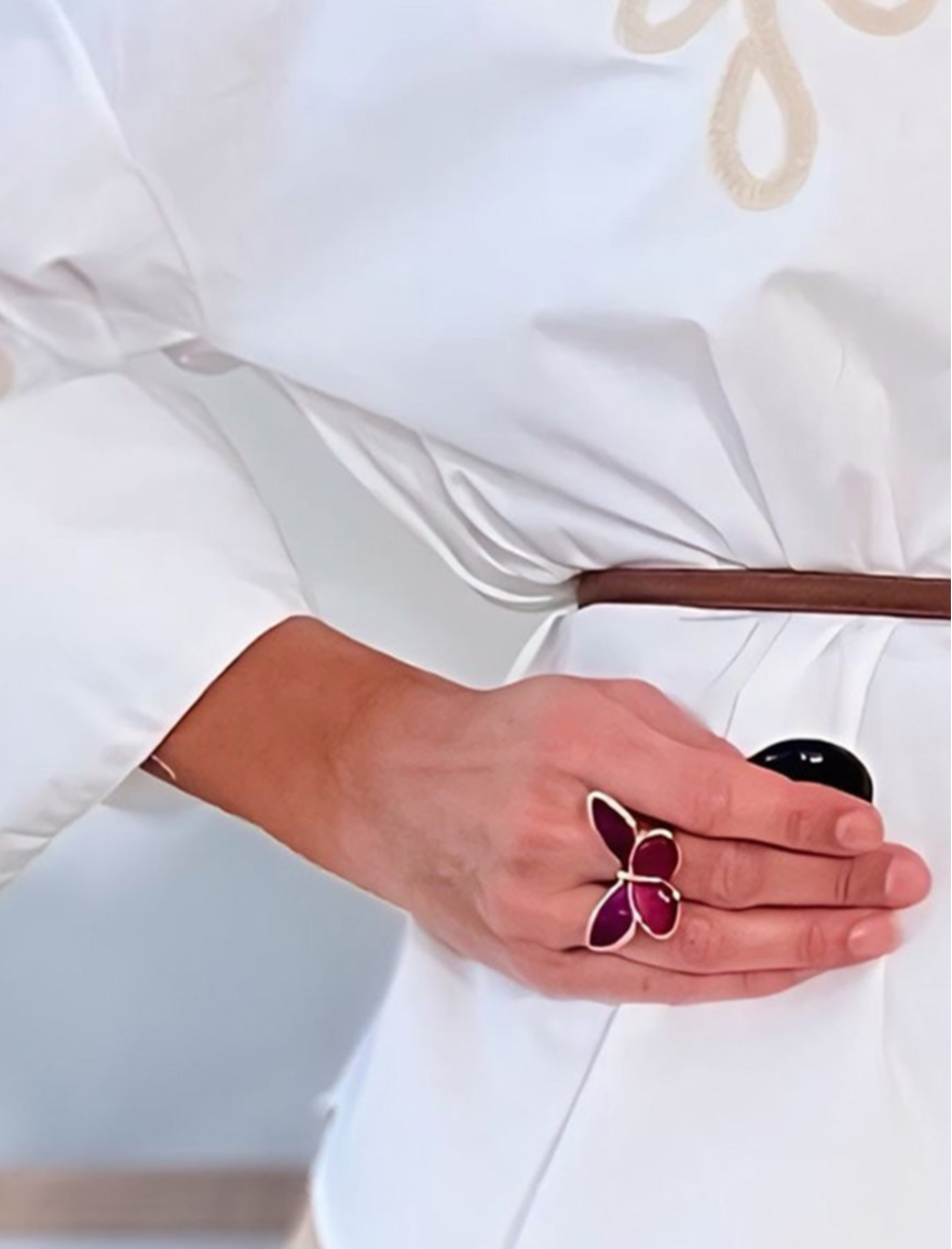 Anillo mariposa ideal buganvilla