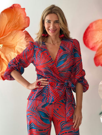 Camisa cruzada Adriana