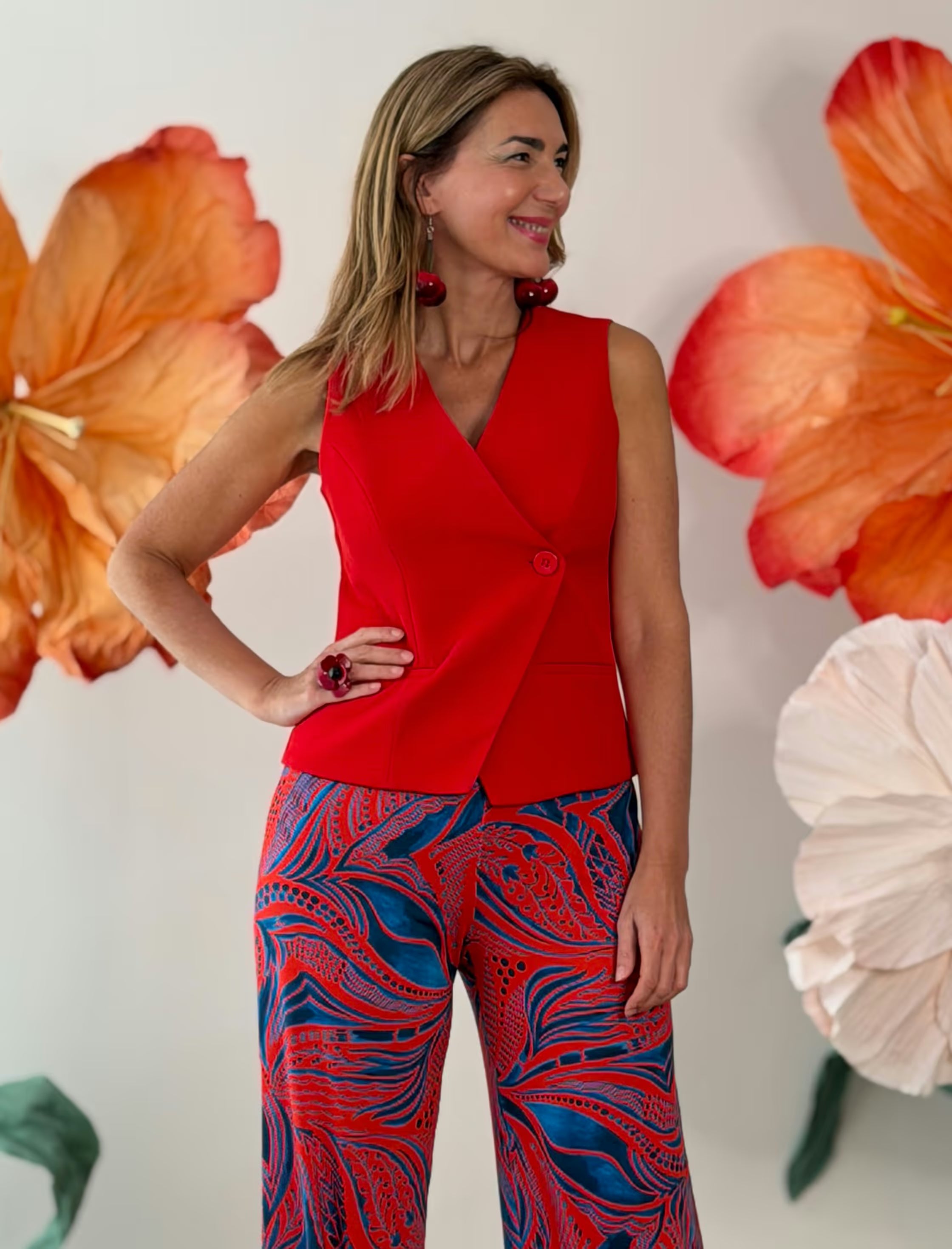 Pantalón palazzo soft Adriana