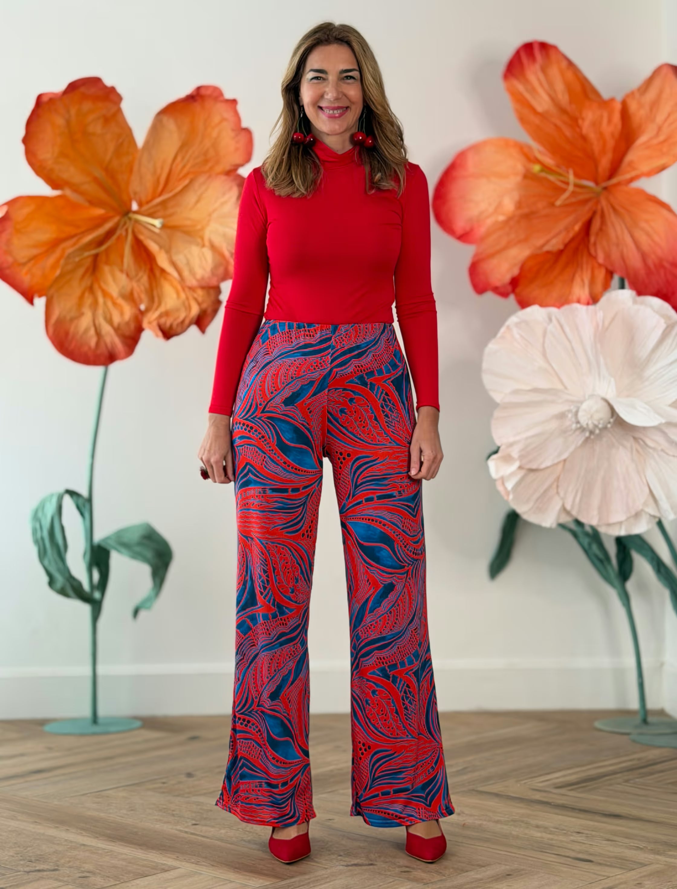 Pantalón palazzo soft Adriana