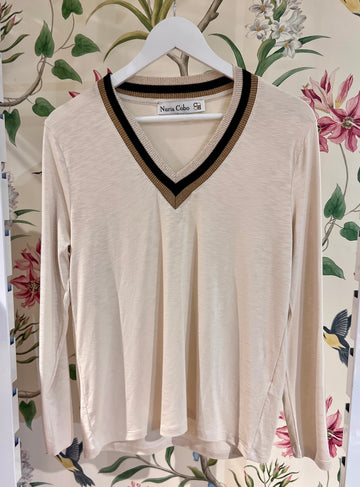 Camiseta soy cool beig