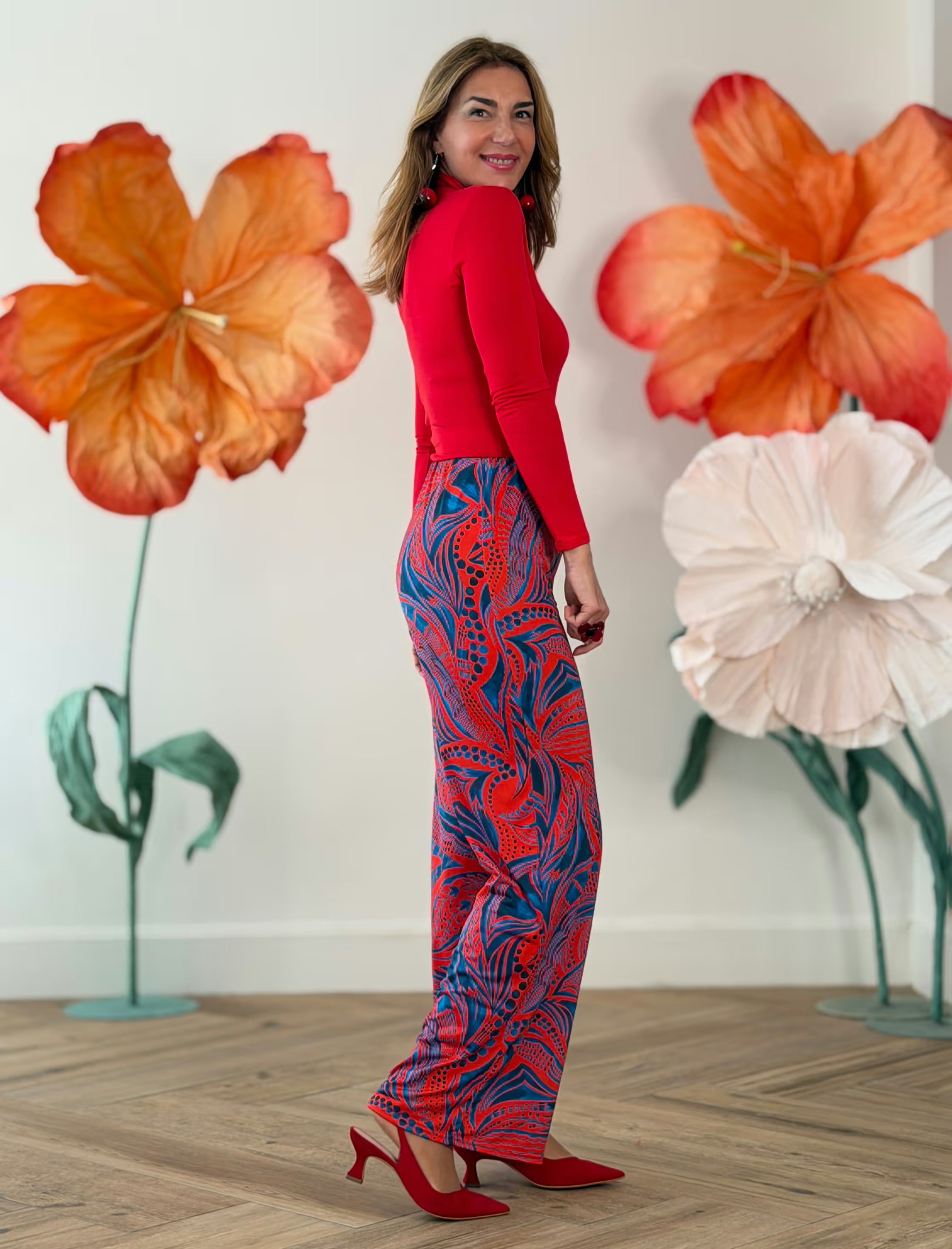 Pantalón palazzo soft Adriana