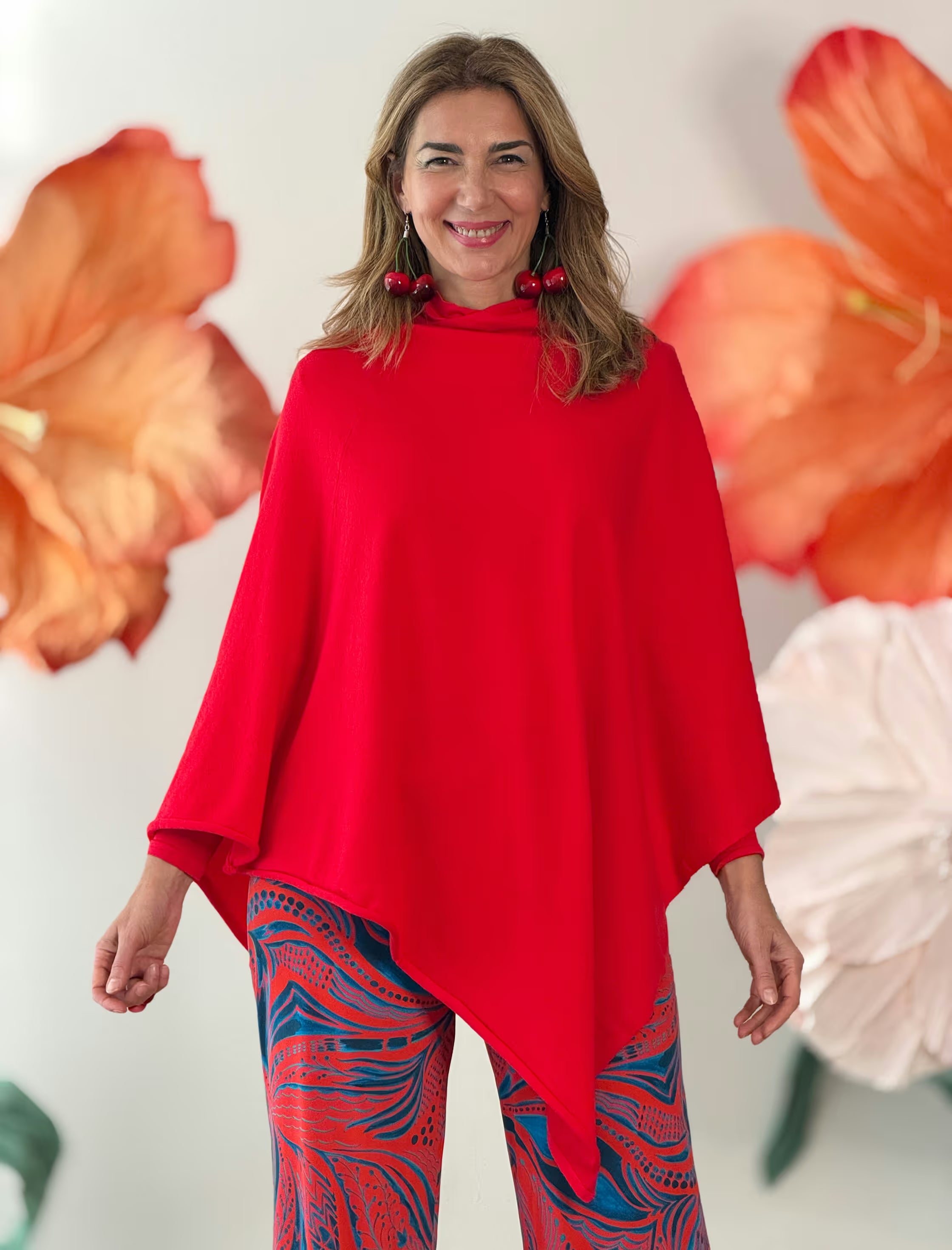 Capa chic deliciosa roja