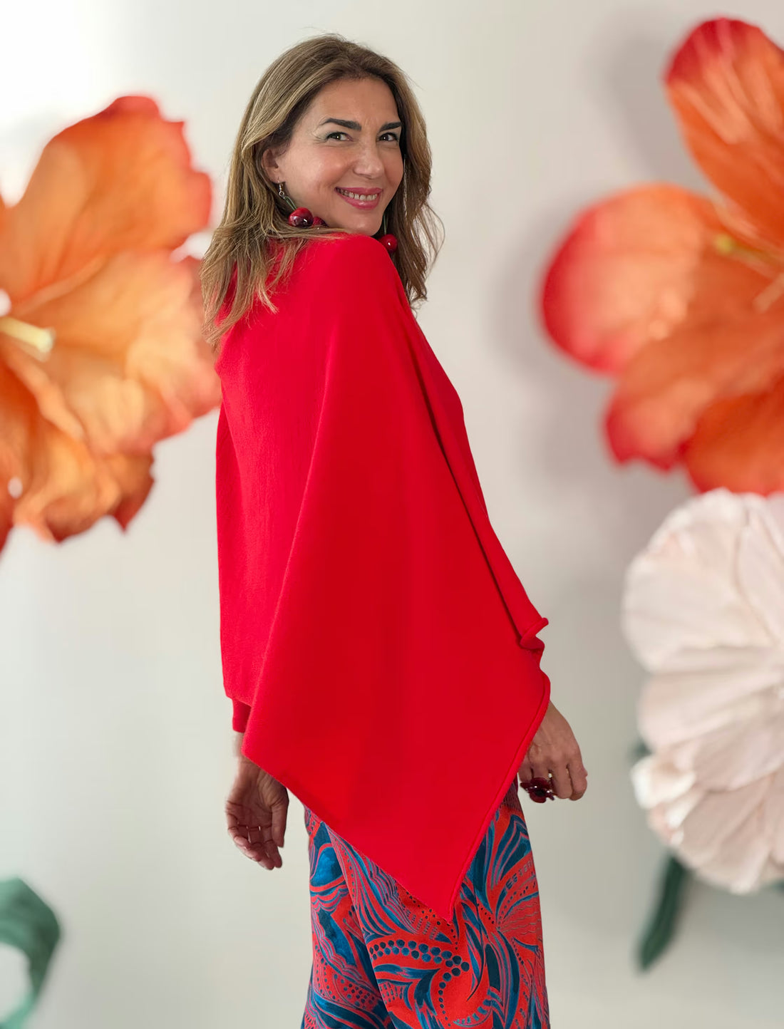 Capa chic deliciosa roja