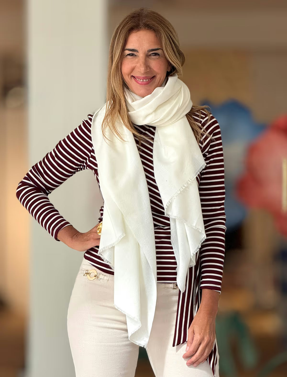 Foulard hielo viscosa