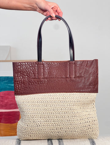 Bolso artesano natural chic