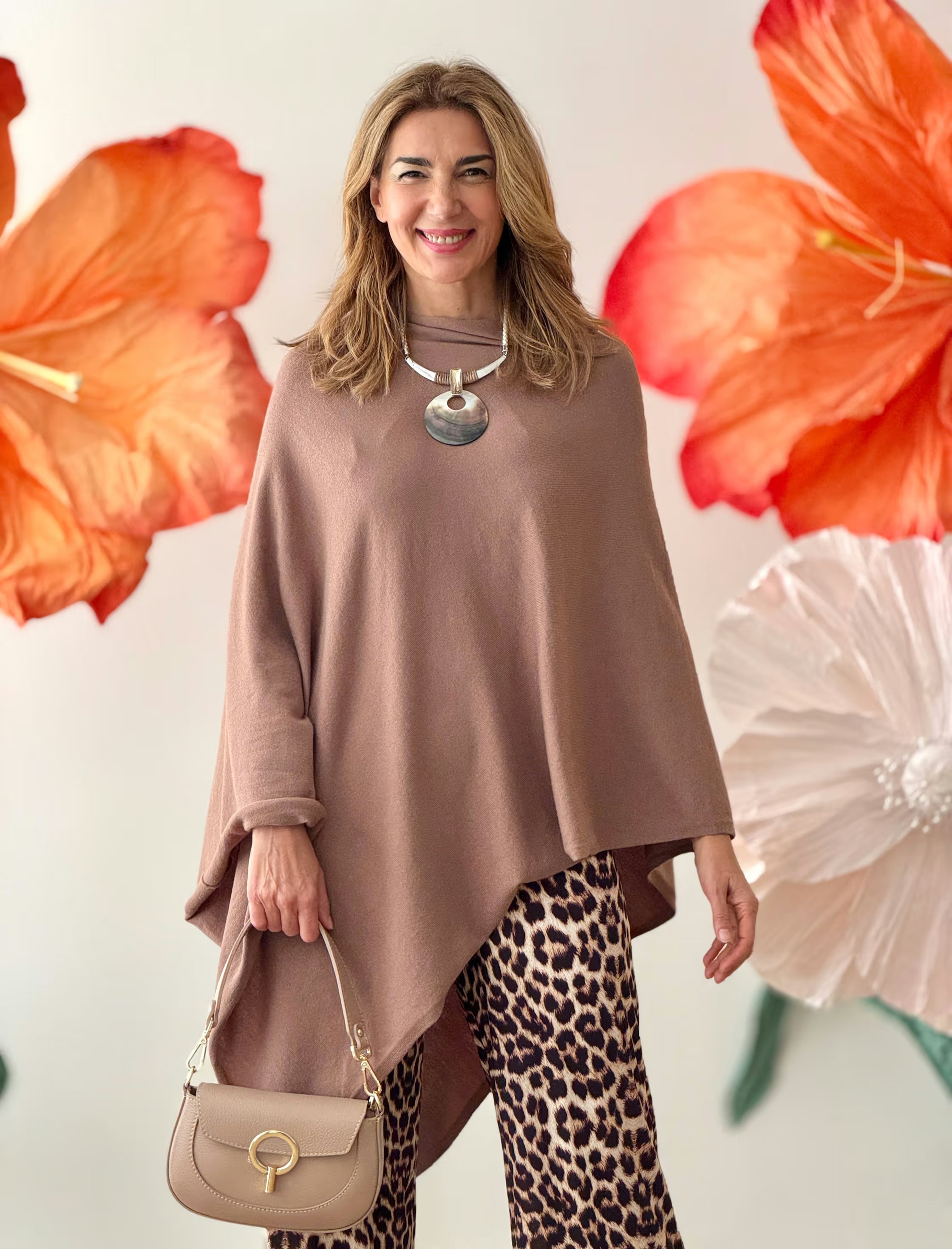Bolso Taupe Alessandra