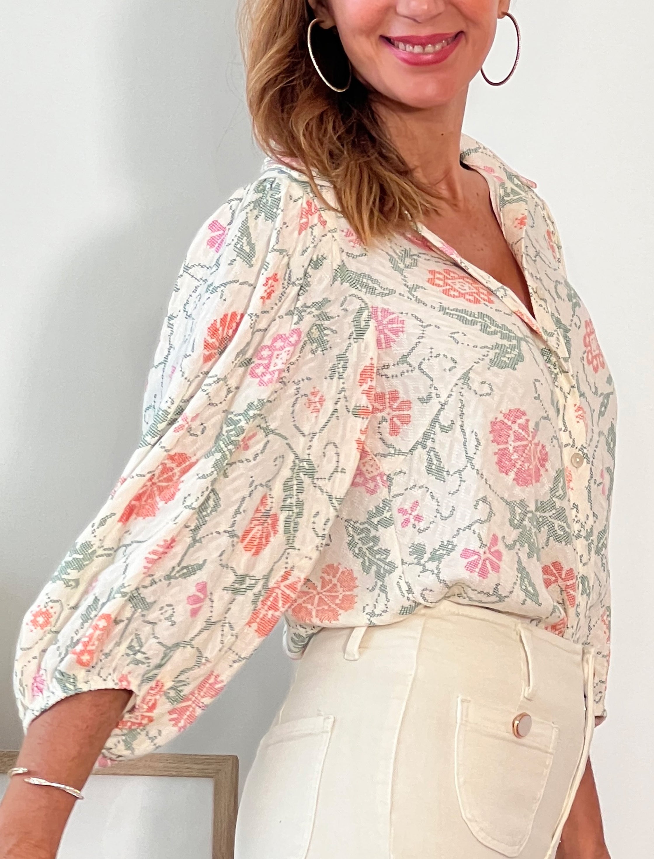 Camisa artesana fluida