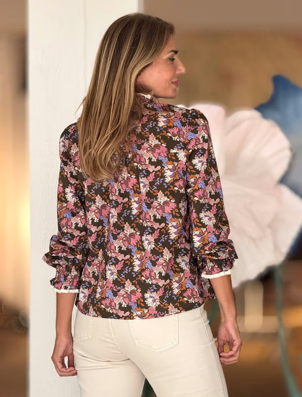 Camisa de flores Romantic