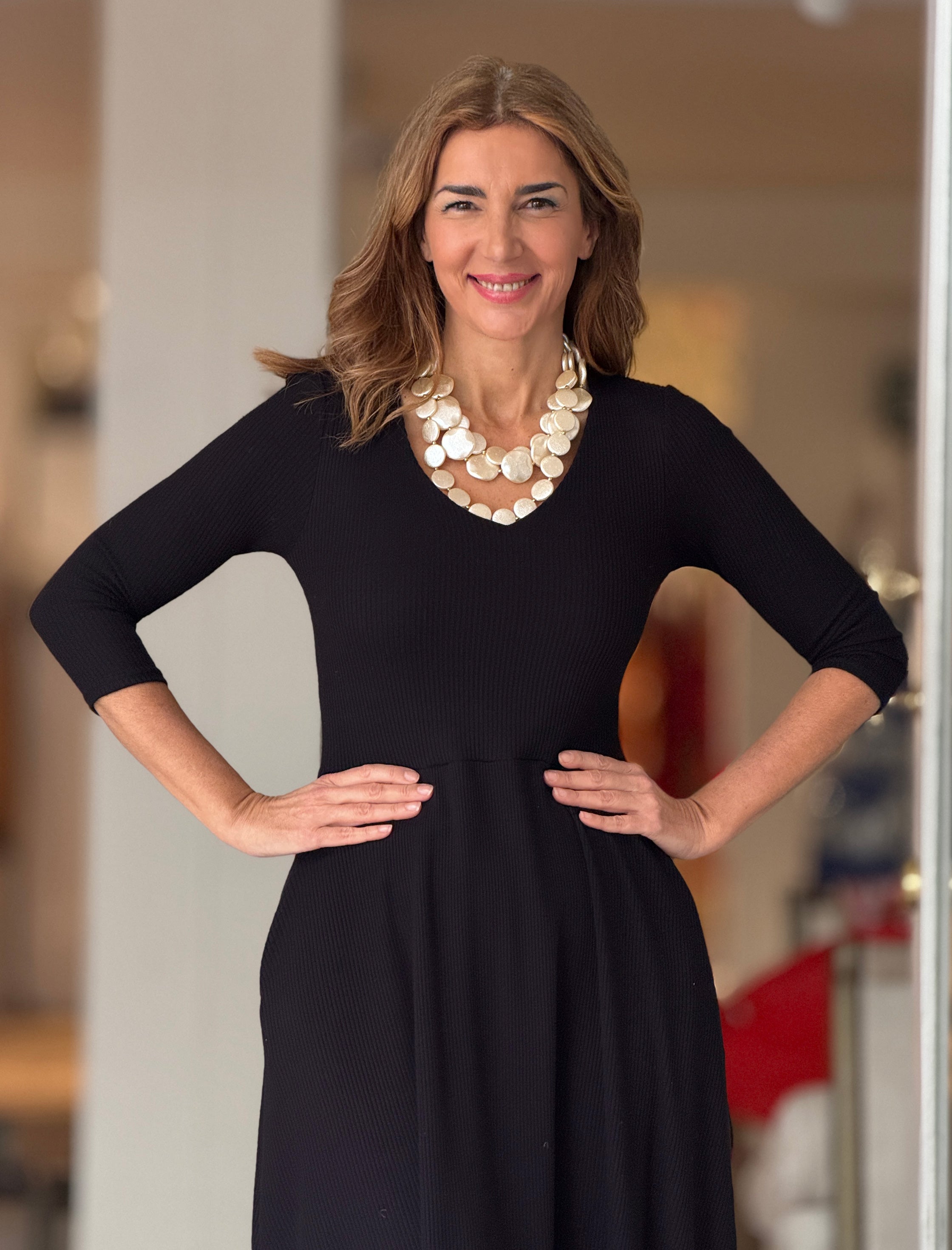 Collar de vueltas nácar