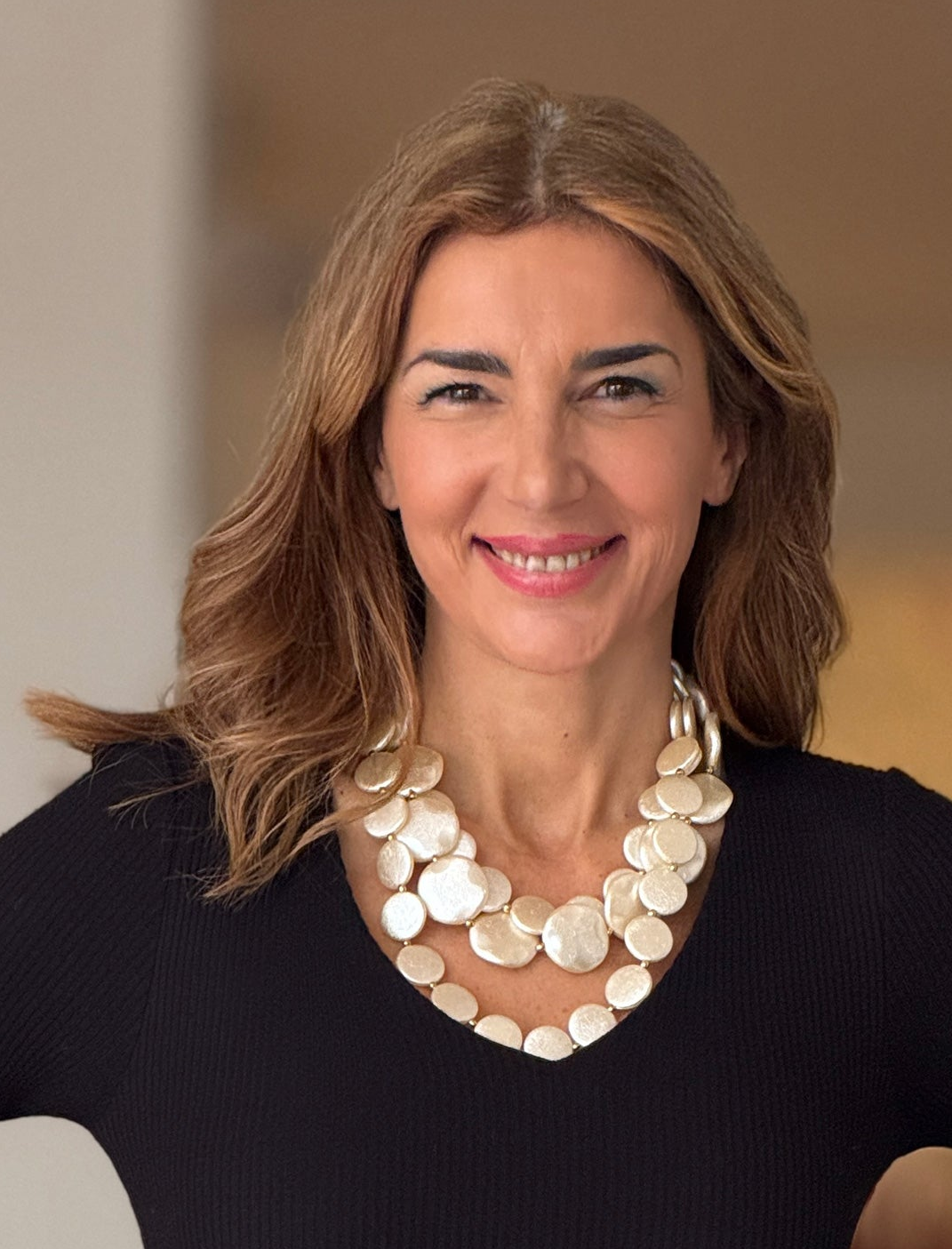 Collar de vueltas nácar