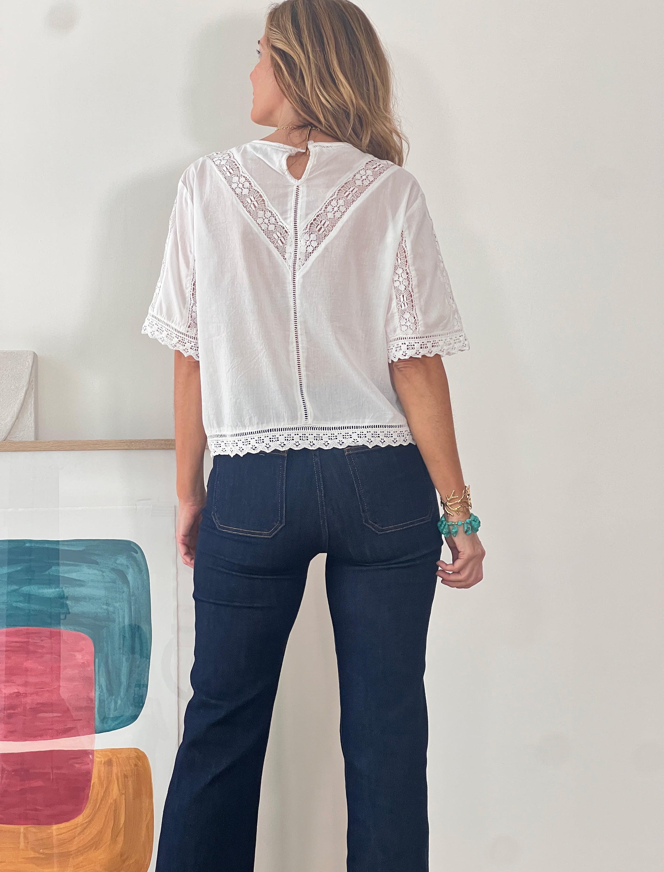Camisa de encajes Preciosa