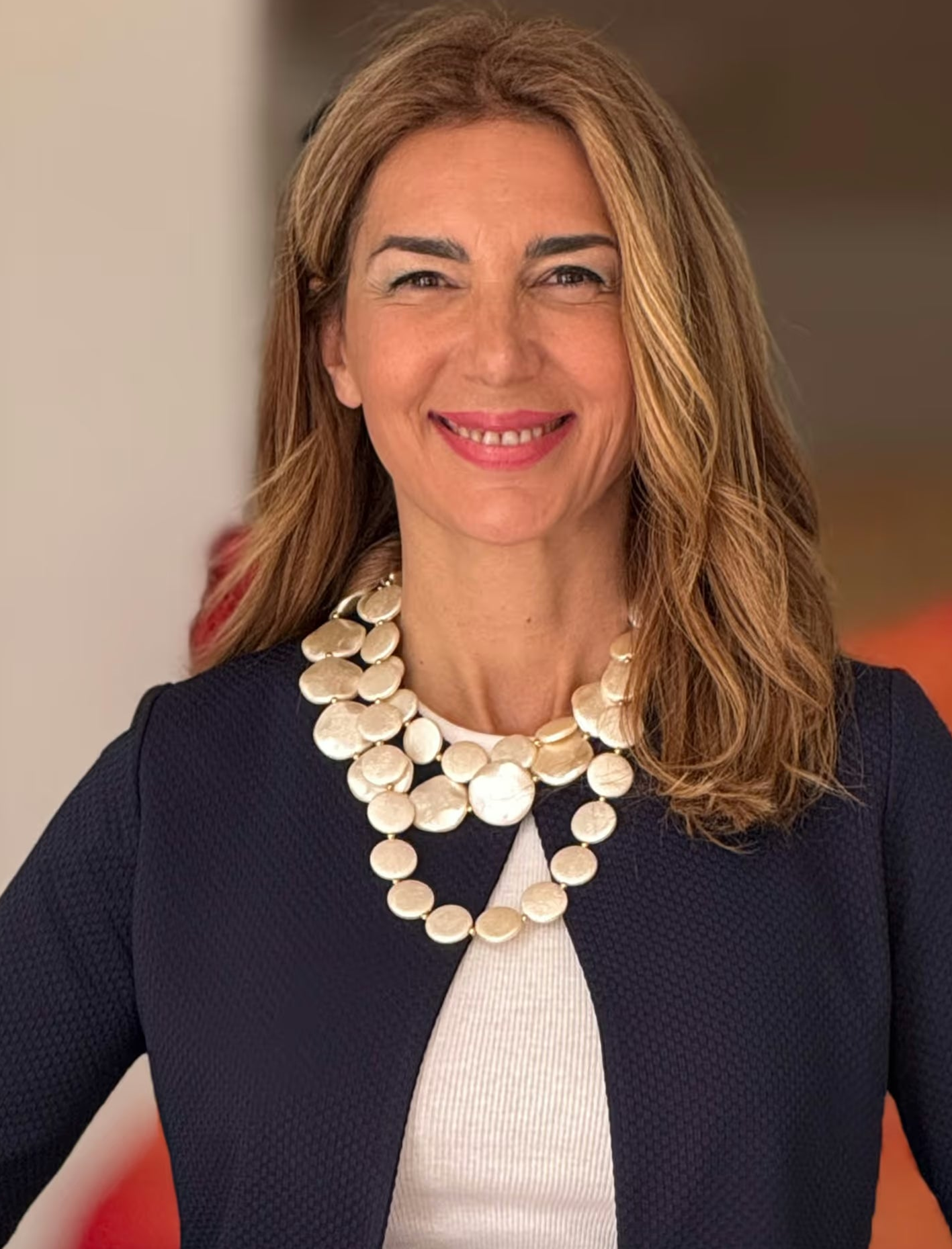 Collar de vueltas nácar